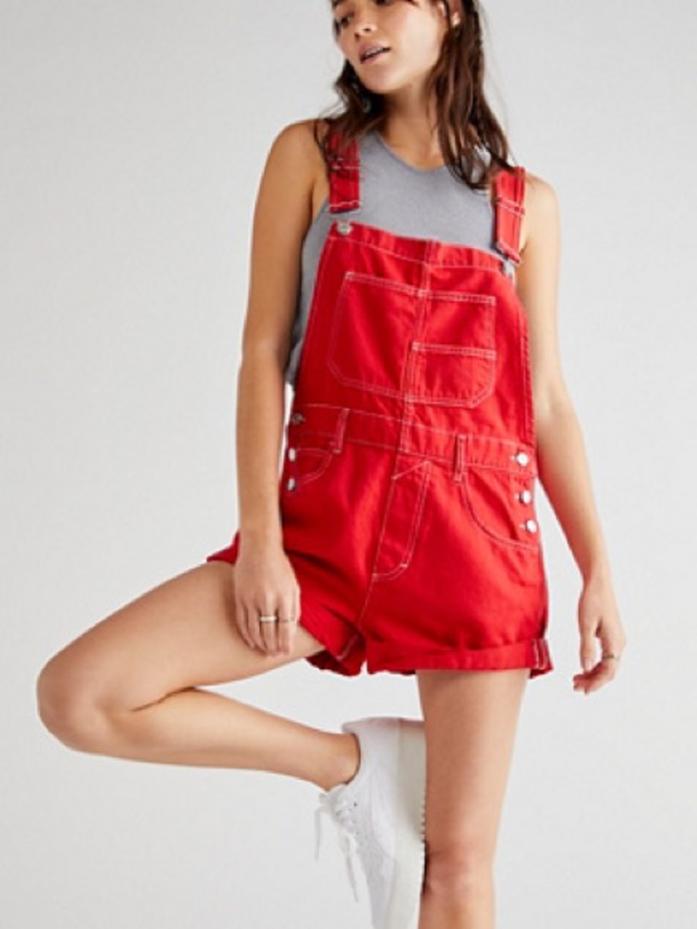 Free People We The Free Ziggy Overalls XS heart eyes